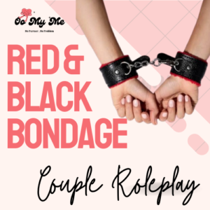 Luxury Red And Black Bondage / BDSM KIT / Fluffy And Fuzzy /